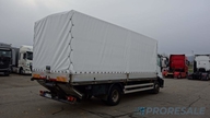 IVECO EUROCARGO ML 120E18 EURO 5 - valník s plachtou + skládací zvedací čelo 1,5 t